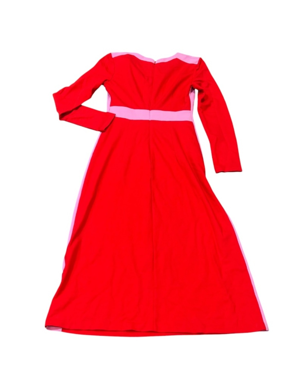 Boden Red and Pink Midi Dress - Picture 4 of 4